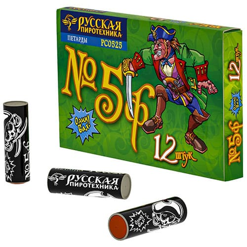 Корсар 5 фитильный 12 петард 