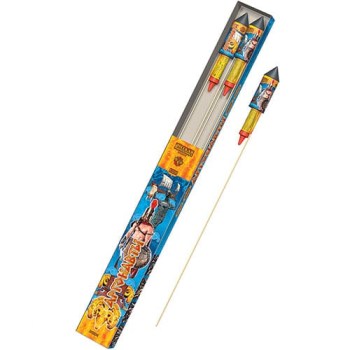 Фейерверк ракета с салютом 4 шт