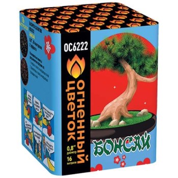 Салют Бонсай фейерверк 16 залпов