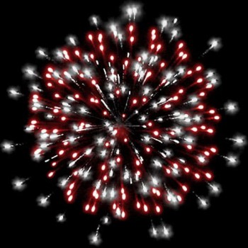  Мощные разноцветные салюты