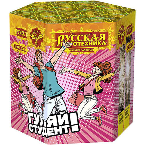 Салют Гуляй студент 19 залпов